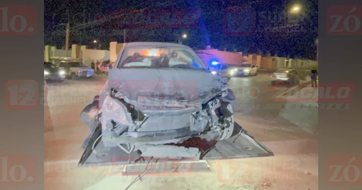 Conductor ebrio provoca accidente en el fraccionamiento Praderas