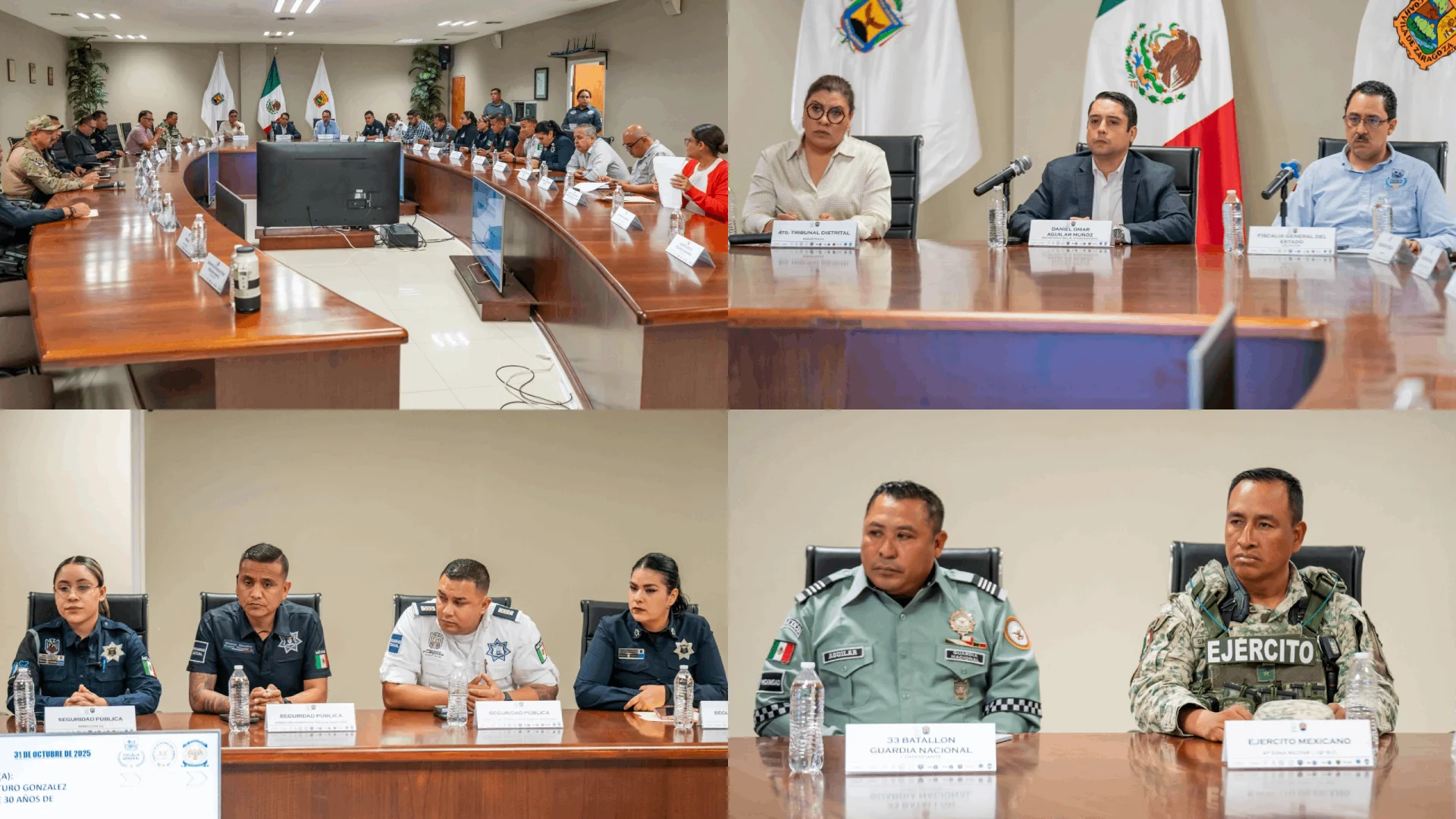 Durante la sesión, se revisaron los informes y resultados operativos correspondientes a la semana