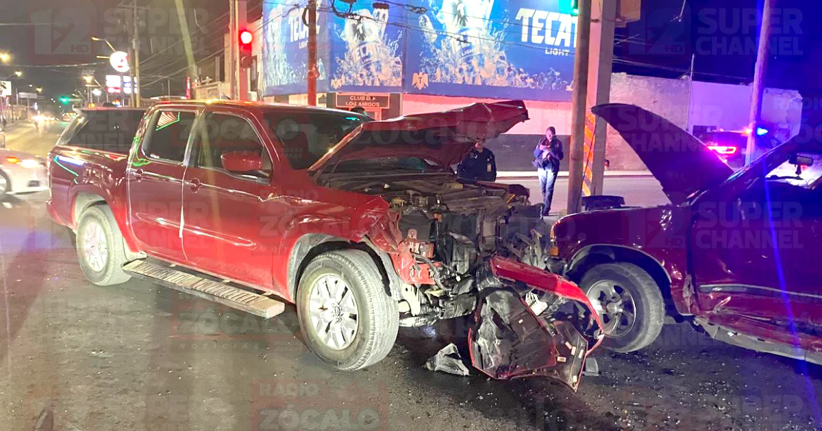 Consignan a detenido por choque en la avenida Román Cepeda