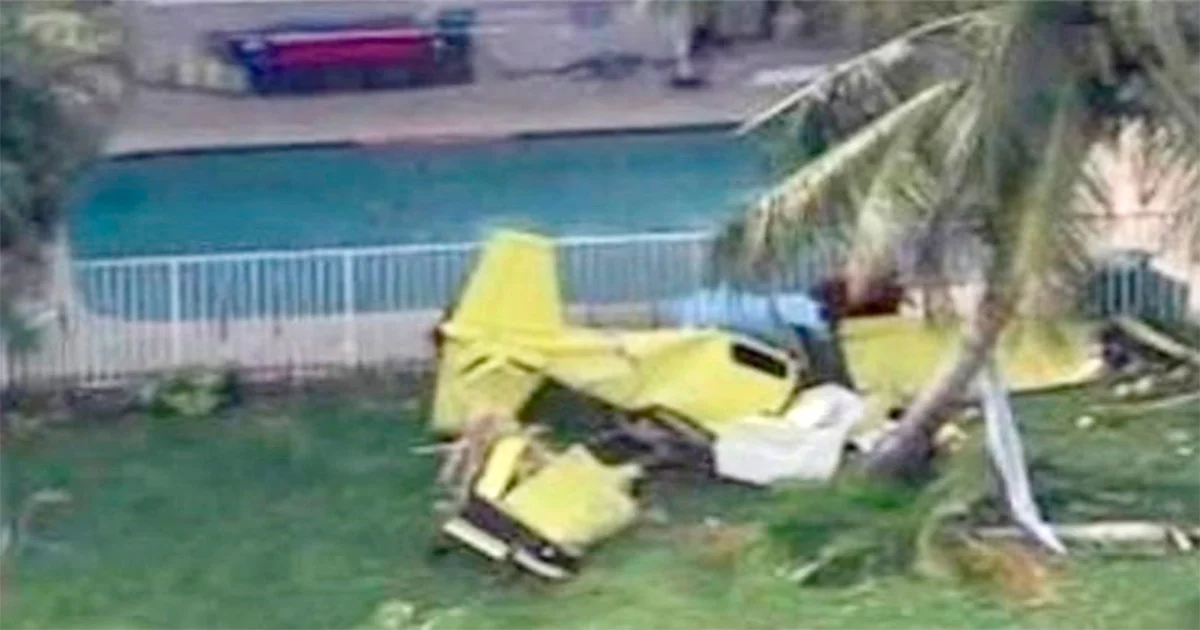 Cae avión en Florida que llevaba ayuda para damnificados del huracán Melissa