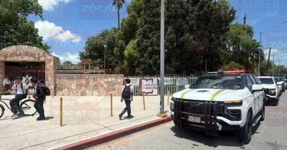 El estudiante mencionó que no alcanzó a ver quién lo agredió