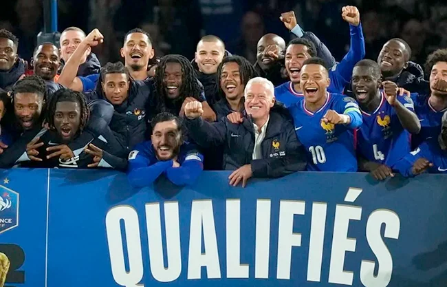 Les Bleus, que van invictos en los partidos de clasificación para la Eurocopa y el Mundial desde 2019, serán cabezas de serie