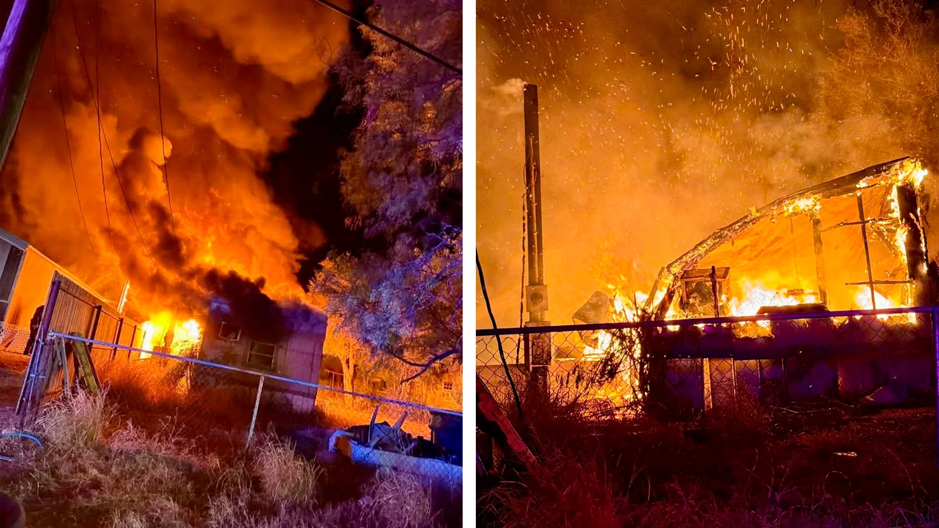 Bomberos sofocan incendio en casa móvil en Crystal City