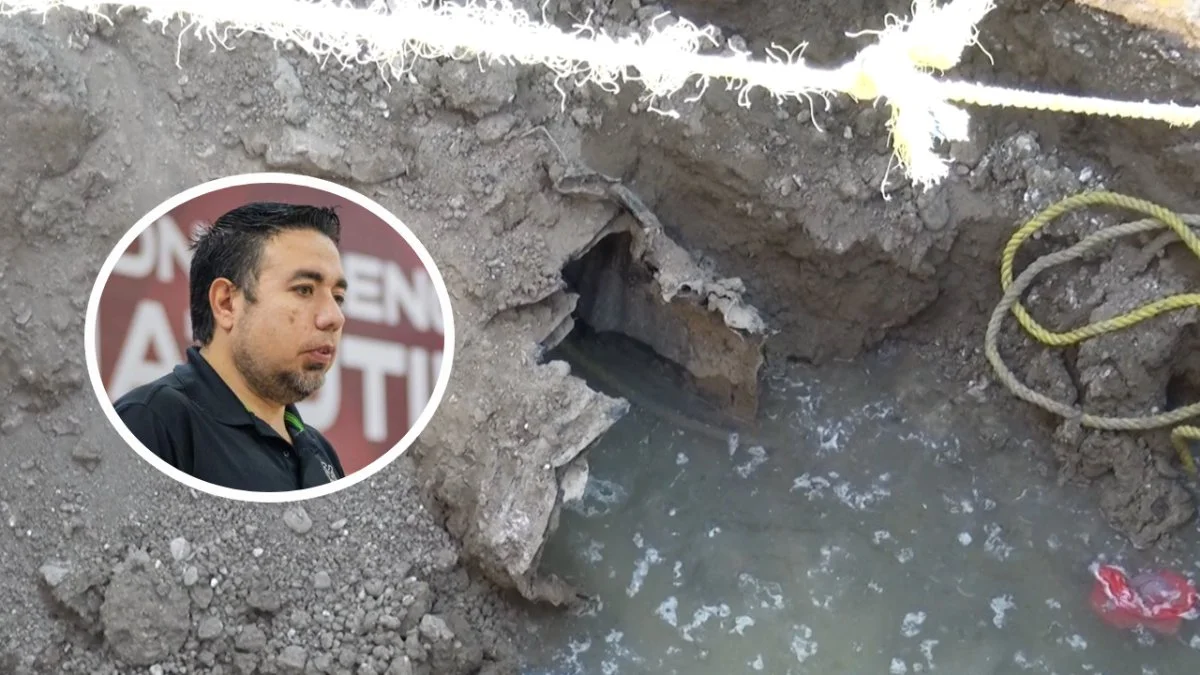 Una empresa particular apoyará, sin costo alguno, la reparación, informó el director de Obras Públicas, Gibrán González