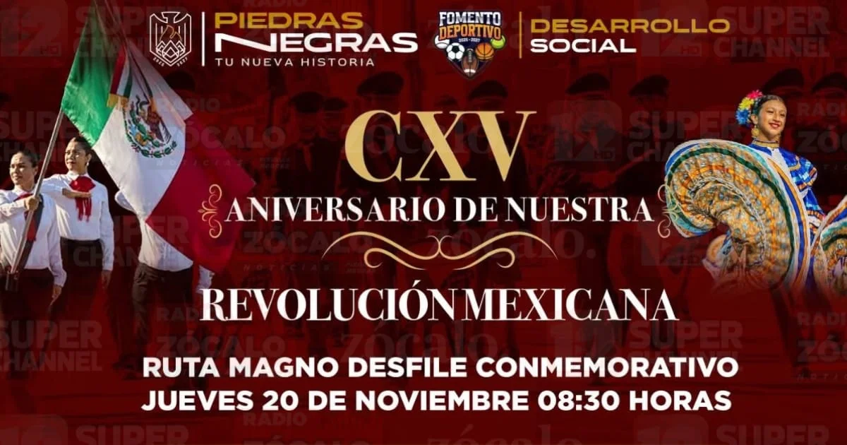 Desfile del 20 de Noviembre arrancará en Emilio Carranza