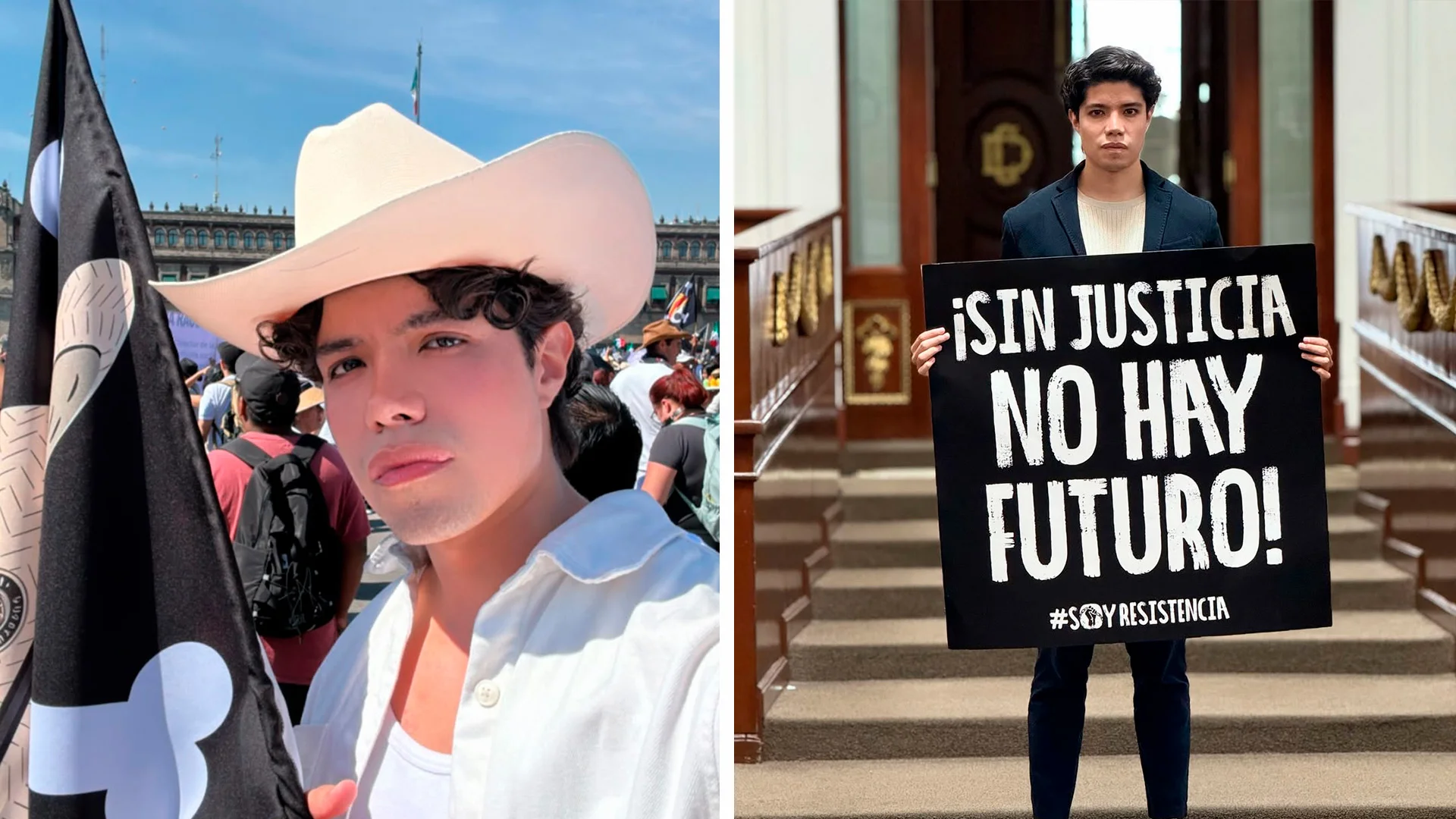 Él es Edson Andrade, joven que impulsó marcha Gen Z y es señalado por contrato millonario con el PAN