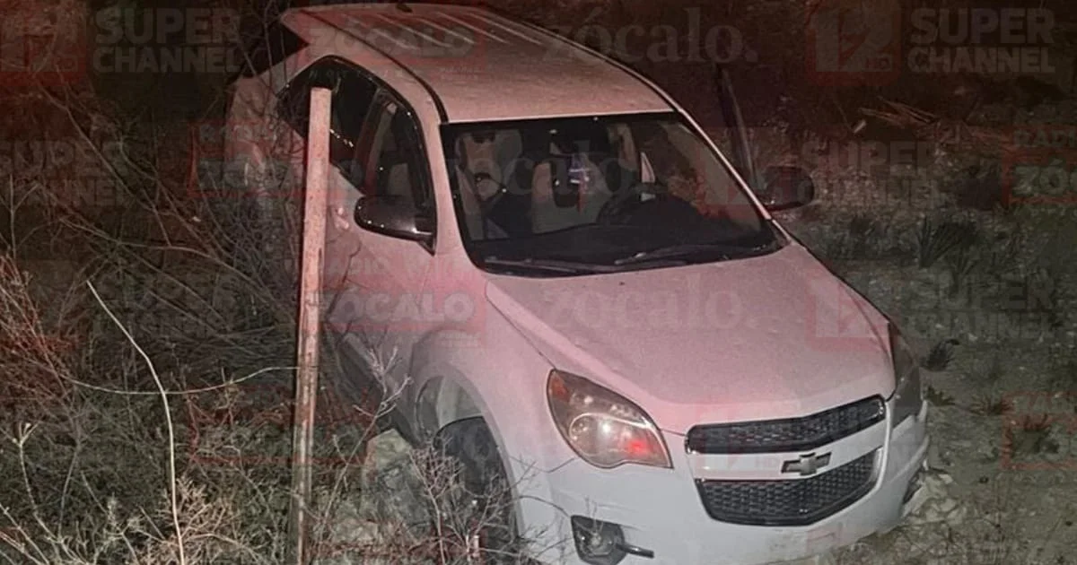 Vehículo se sale del camino en la curva “La Morena”