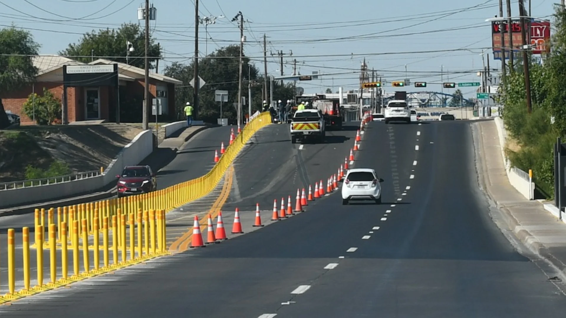 Demarcación de carriles al puente 1 aún confunde a automovilistas