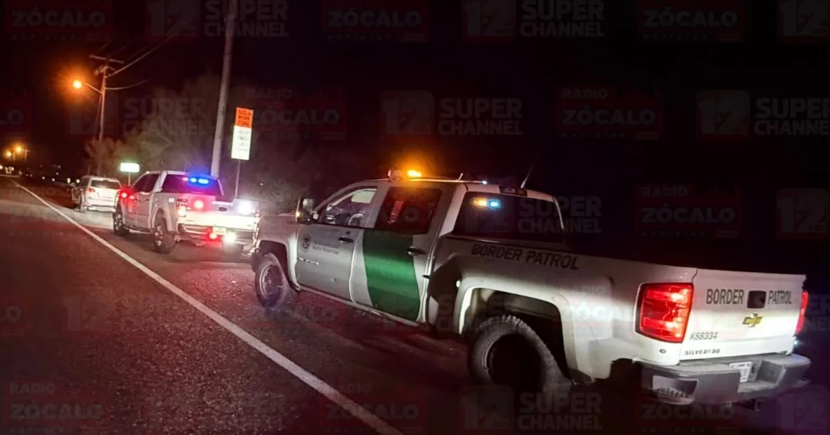 Patrulla Fronteriza asegura a tres migrantes tras inspección vehicular