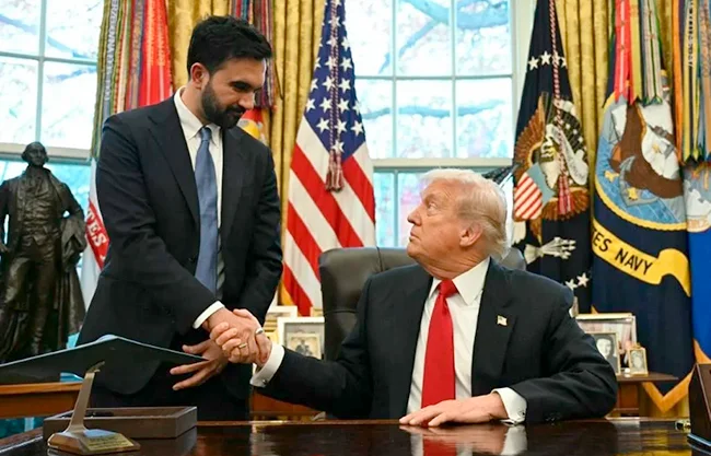 El Alcalde electo de Nueva York, Zohran Mamdani, se reunió este viernes con el Presidente Donald Trump en la Casa Blanca