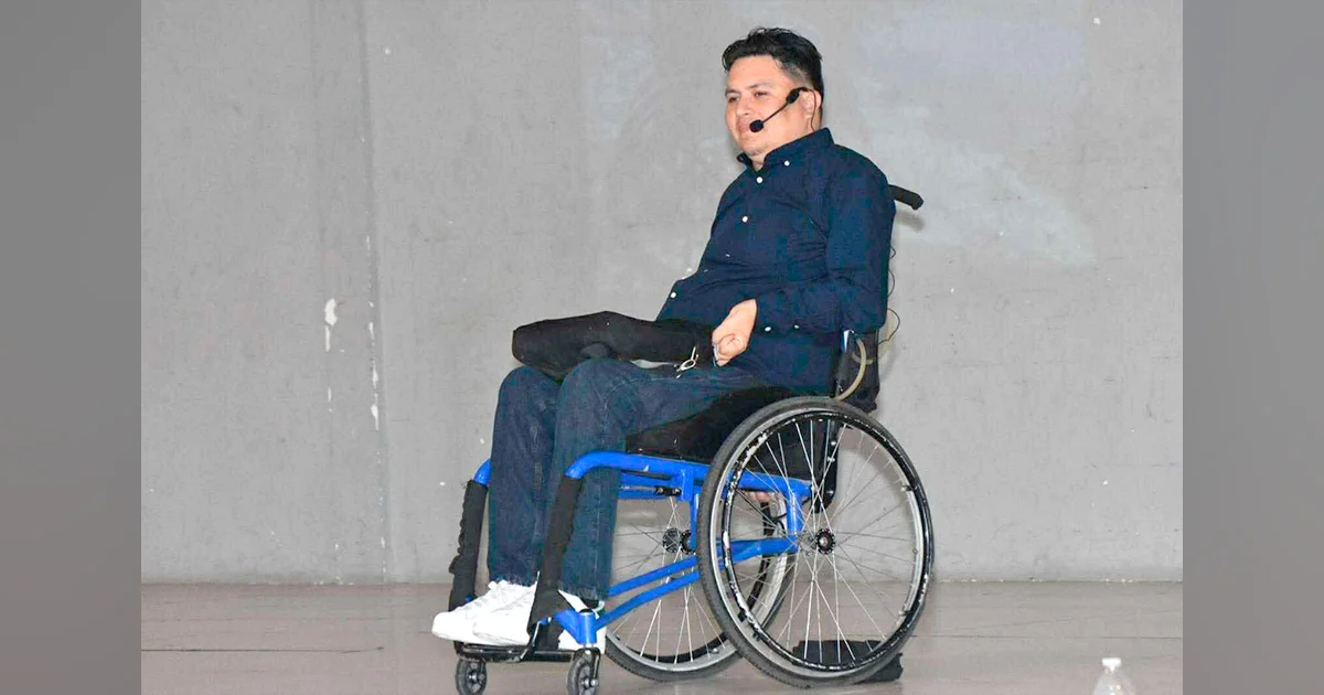 El Ingeniero Raúl Arteaga “El Ruedas”, compartió su inspiradora historia de vida y una charla muy enriquecedora sobre cómo tratar a las personas con empatía.