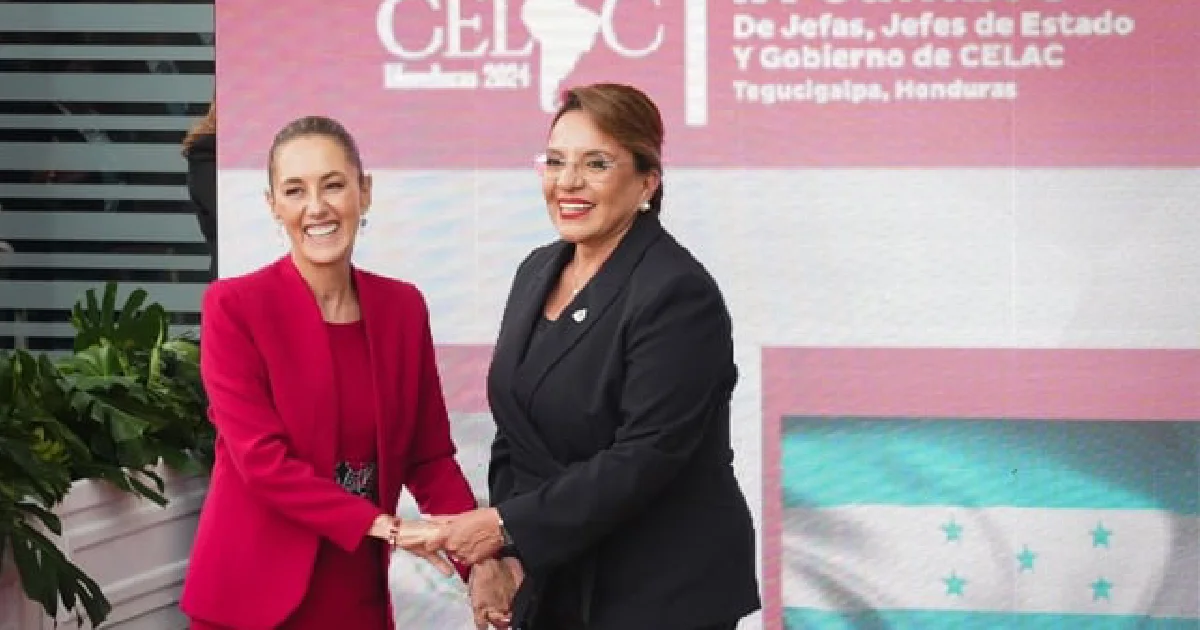 La última vez que Xiomara Castro estuvo en la capital fue el 29 de septiembre del año pasado para participar en la toma de posesión de Sheinbaum.