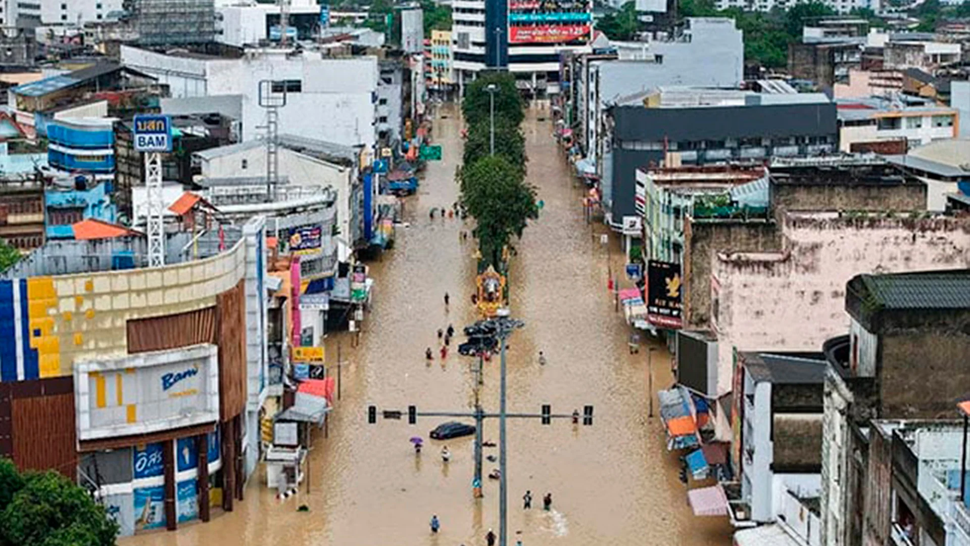 Tailandia declara zona de desastre a provincia sureña tras lluvias récord en 300 años