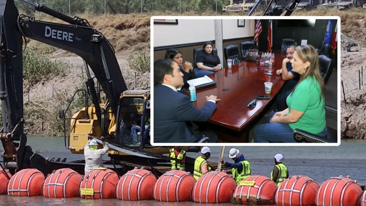 Autoridades de Eagle Pass revisan tema de posible instalación de más boyas