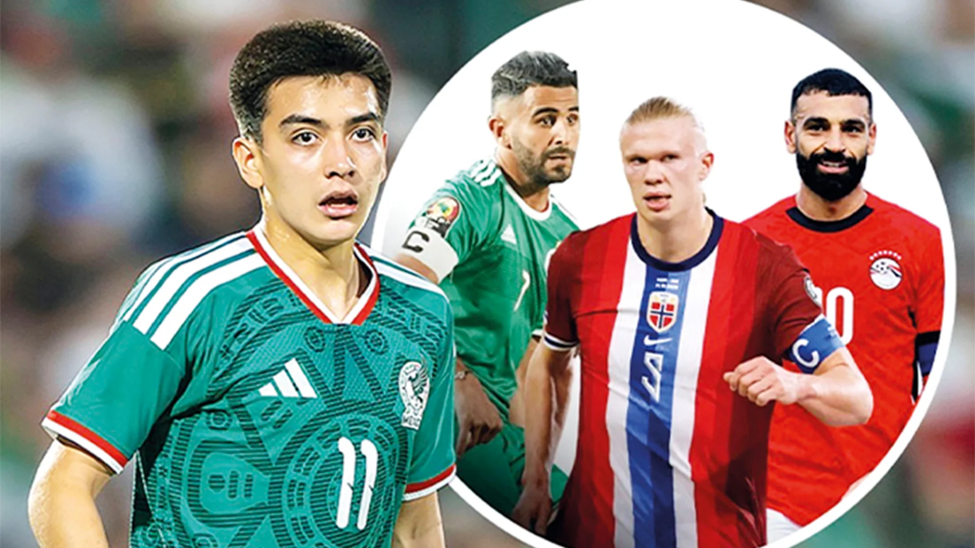Erling Haaland, Mohamed Salah, Riyad Mahrez, entre otros, inauguran el Mundial junto a México.