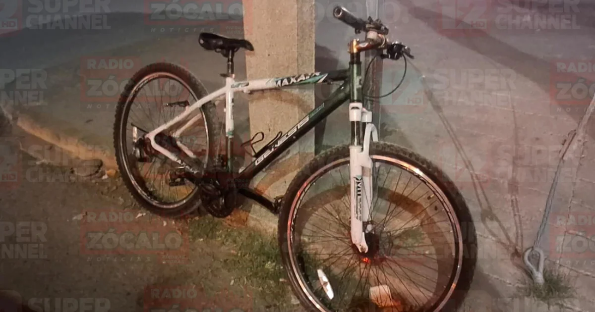 Ciclista lesionado tras ser embestido por camioneta