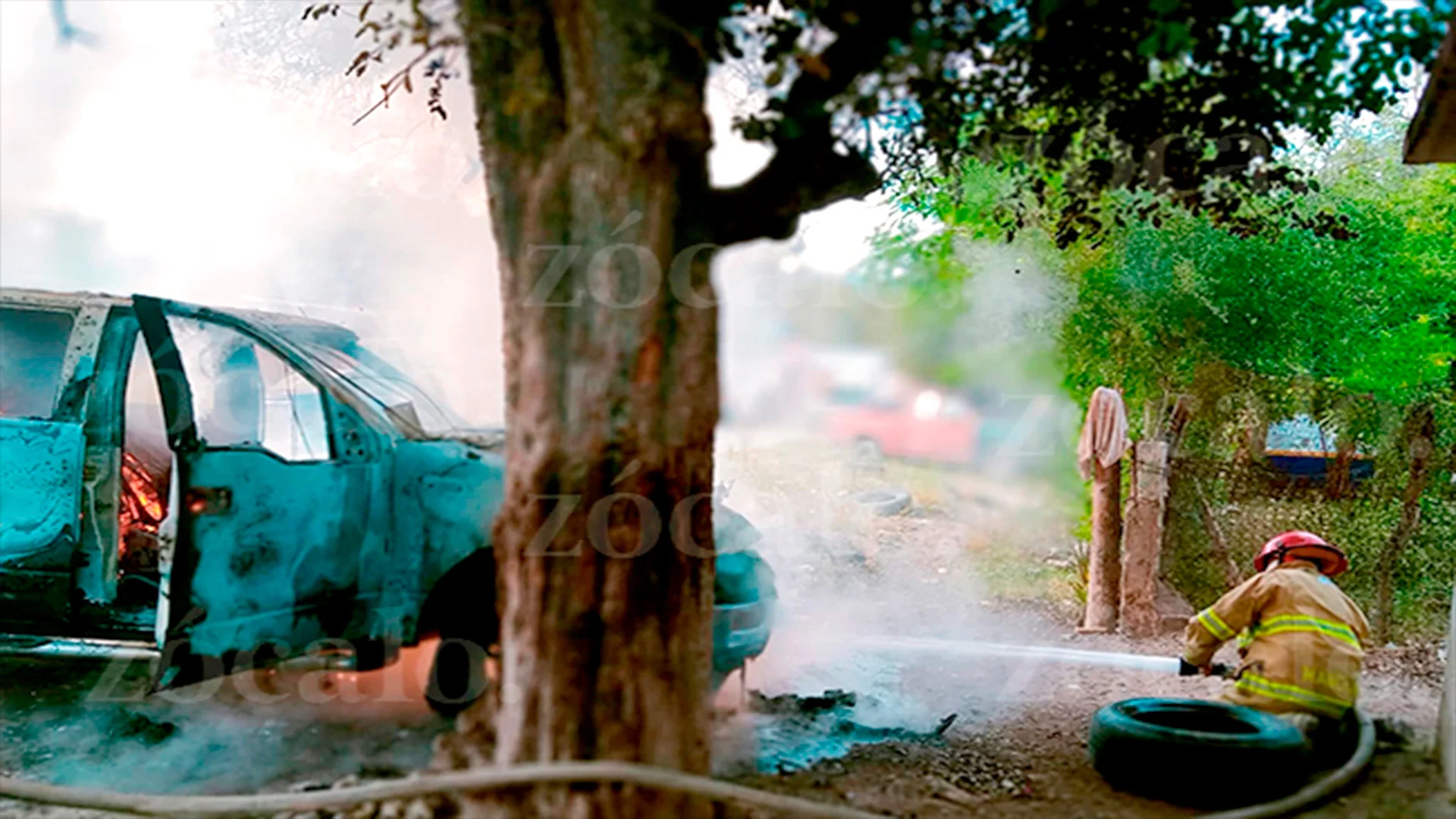 La Fiscalía General del Estado ya tomó conocimiento del caso y abrirá una investigación para esclarecer la agresión y el incendio.