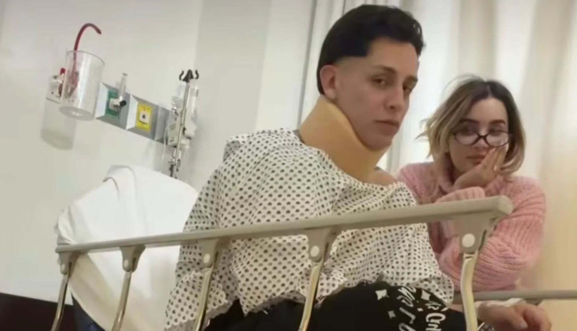 Hospitalizan a Kunno tras sufrir accidente automovilístico