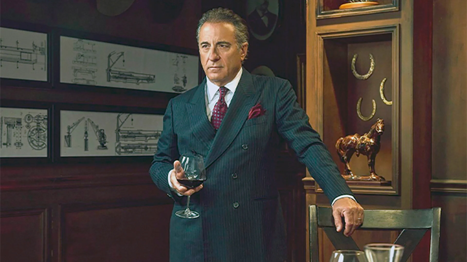 Andy, mafioso que enamora cautivador; conquista en Landman