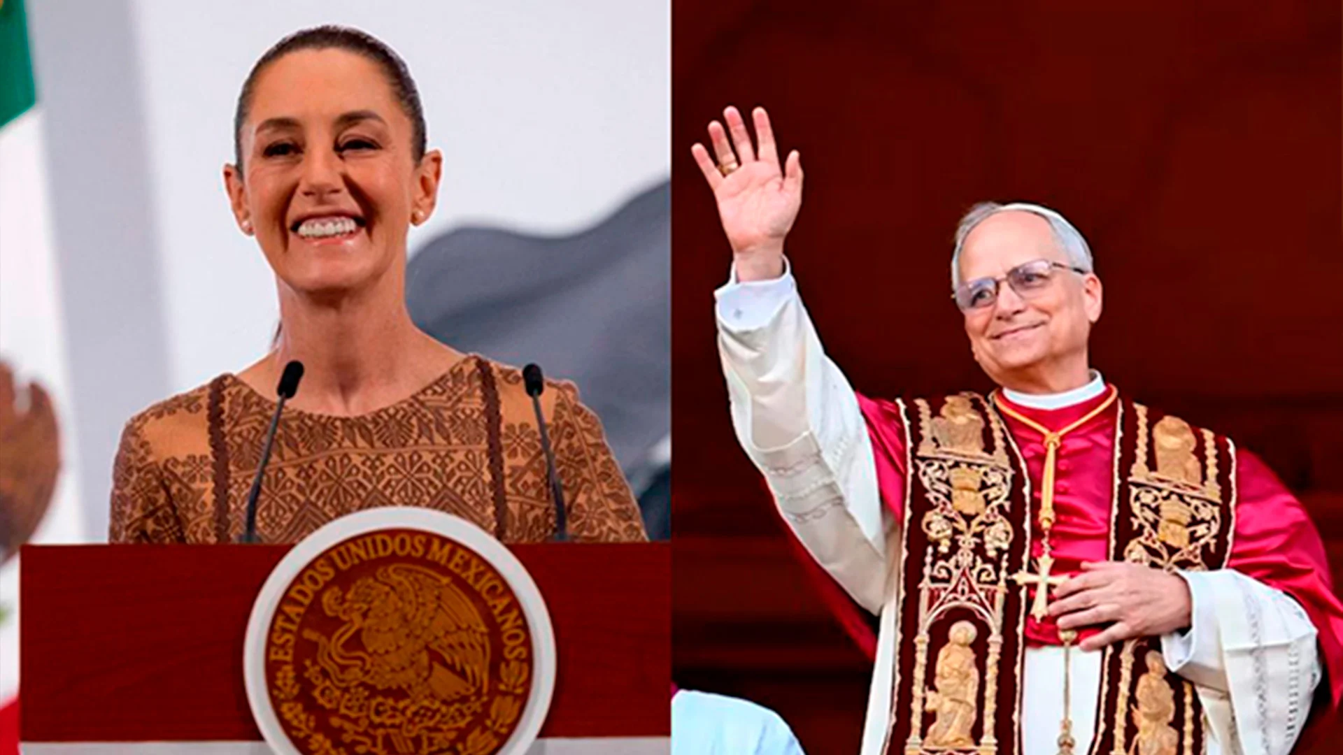 La presidenta habló por teléfono con el papa León XIV y lo invitó a visitar México.