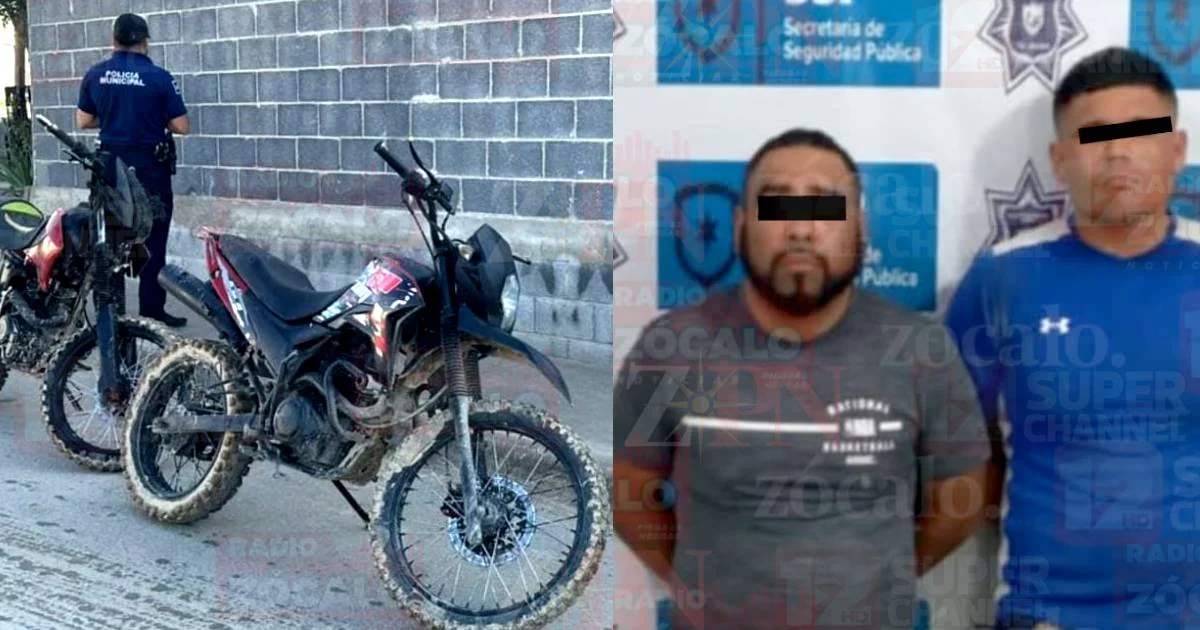 Dos hombres detenidos en Acuña con motocicletas de dudosa procedencia y documentación falsificada. Investigan el caso.