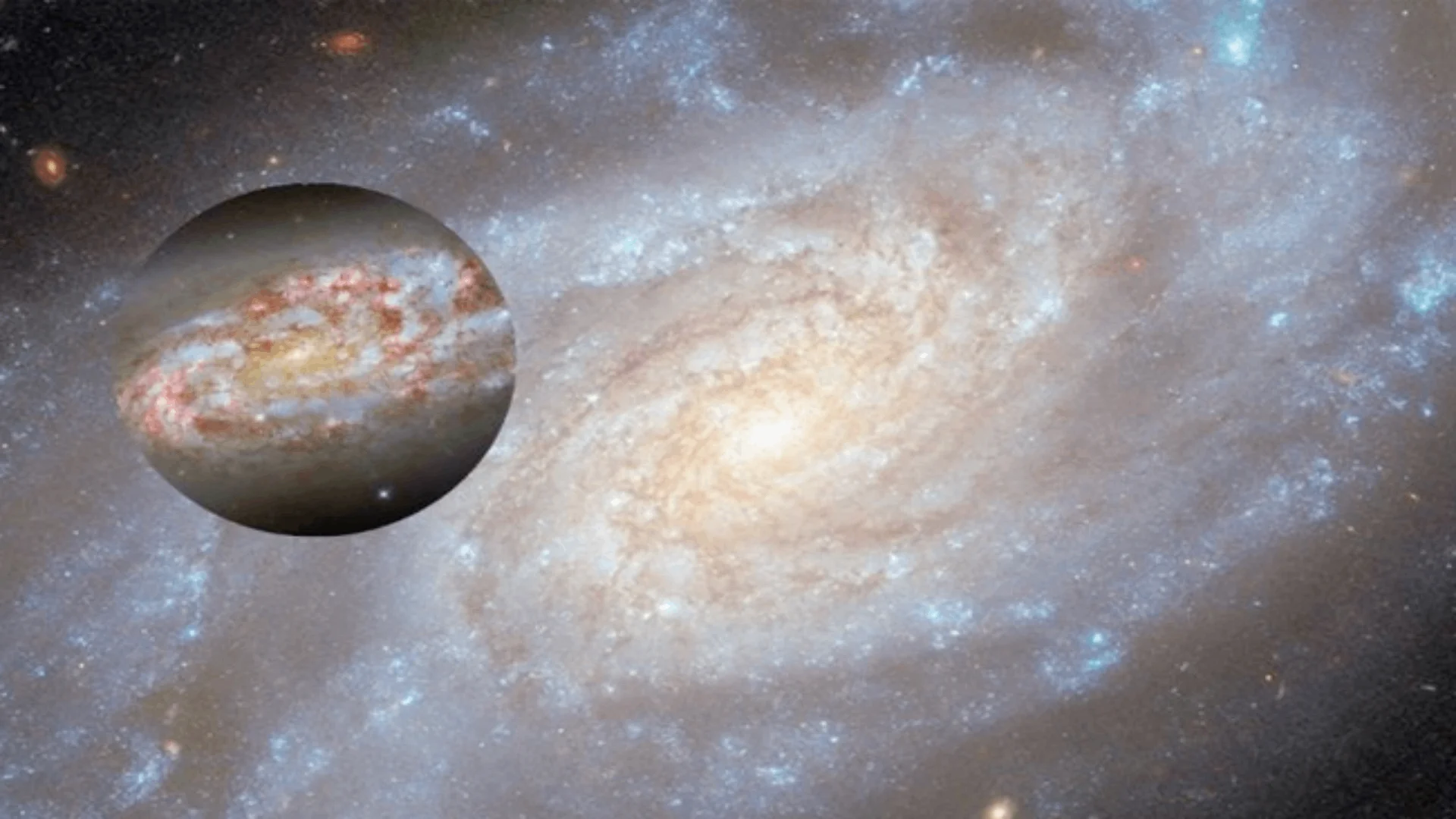 Telescopio Hubble capta nueva imagen de luminosa galaxia espiral tormentosa