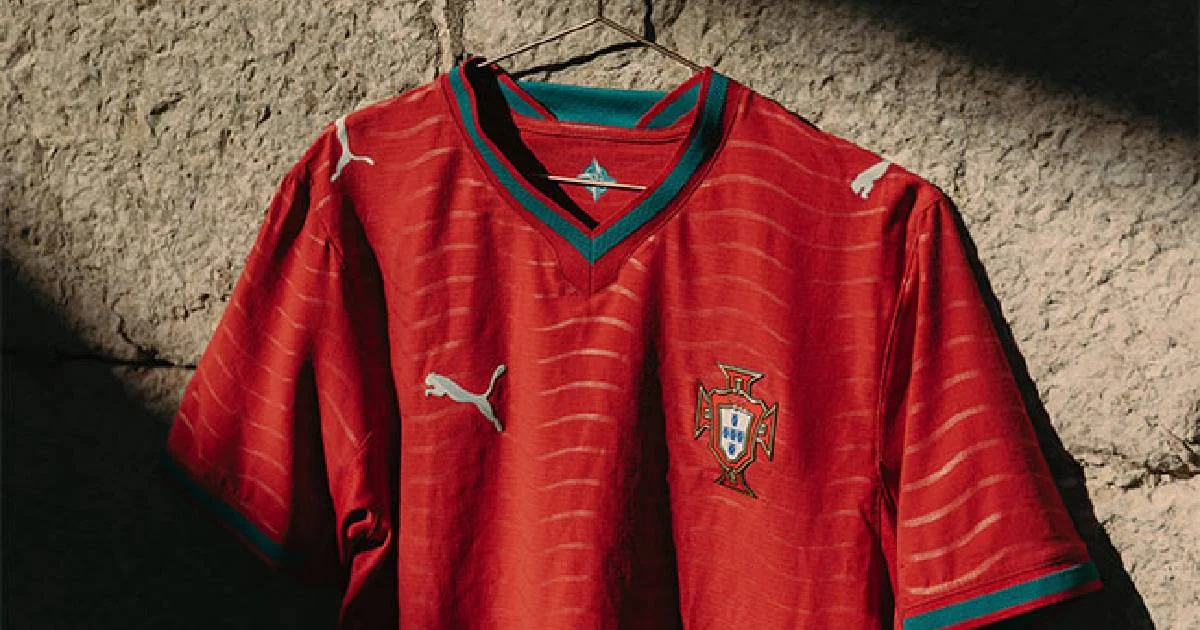 Portugal presenta su nueva jersey para el Mundial 2026: rojo, verde y espíritu atlántico
