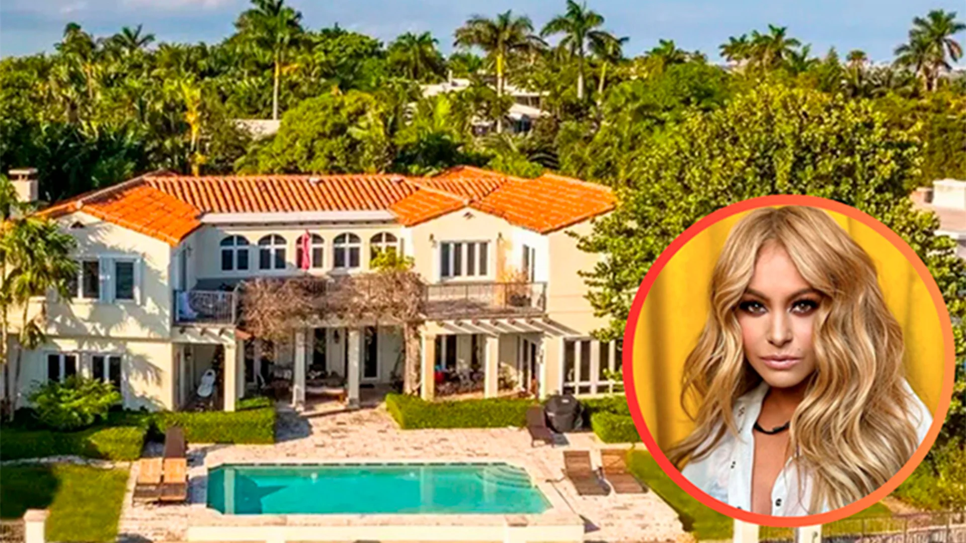 Desalojan a Paulina Rubio de su mansión en Miami; tiene problemas económicos