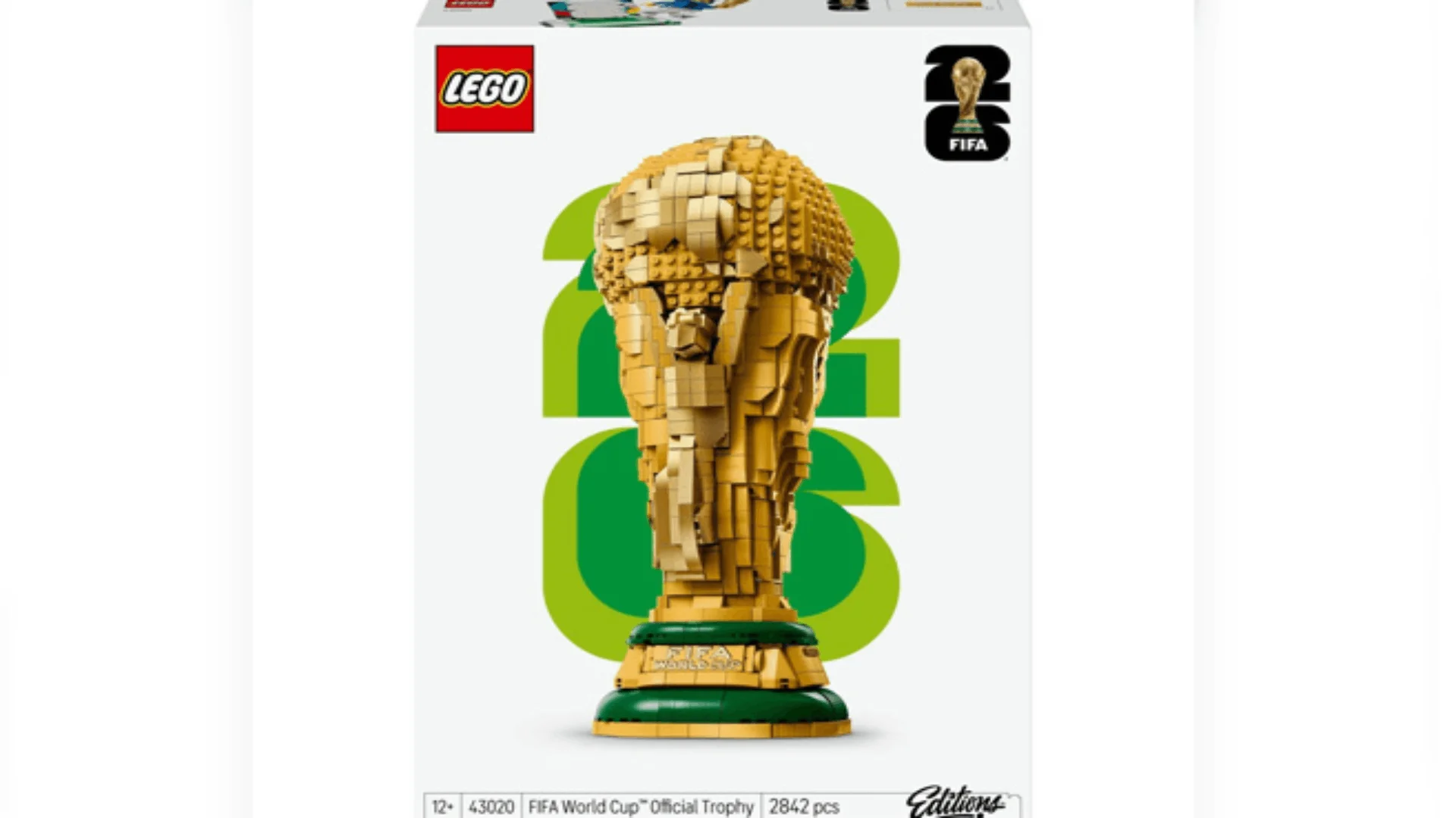 LEGO y FIFA se unen para presentar una réplica de la Copa del Mundo