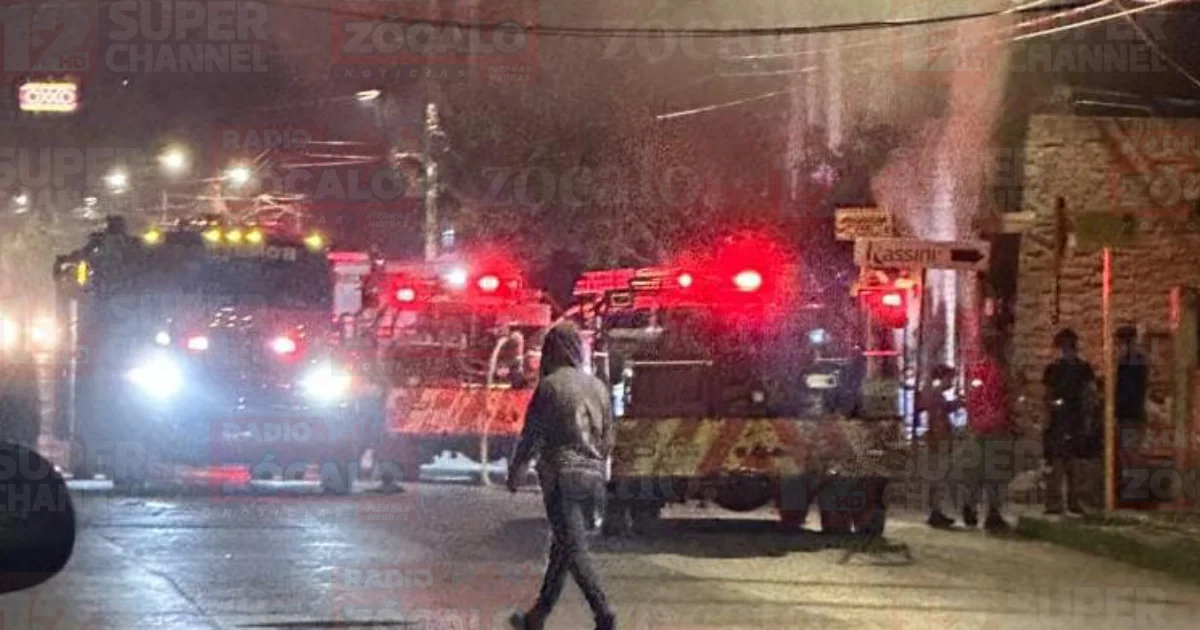 Sujeto en situación de calle provoca incendio en vivienda de la colonia Bravo