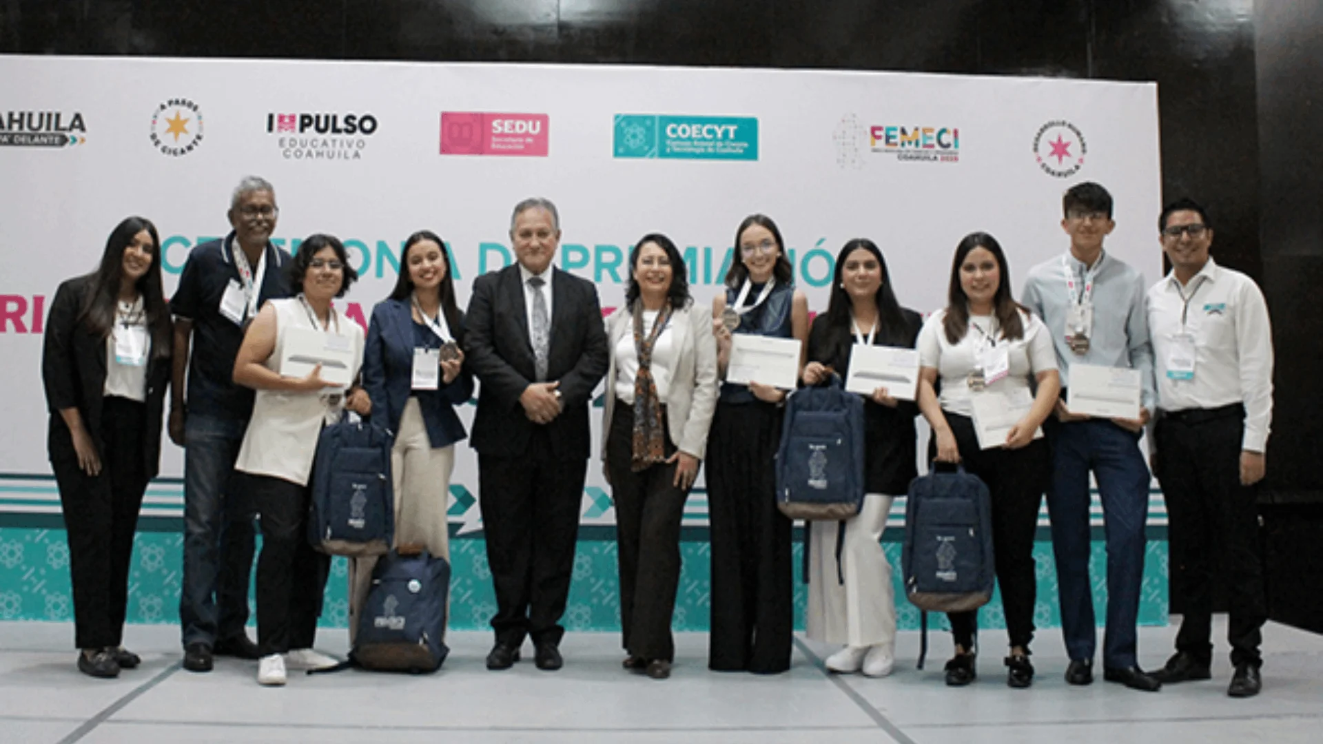 Coahuila premia a sus jóvenes talentos científicos en la Feria Mexicana de Ciencias e Ingenierías 2025