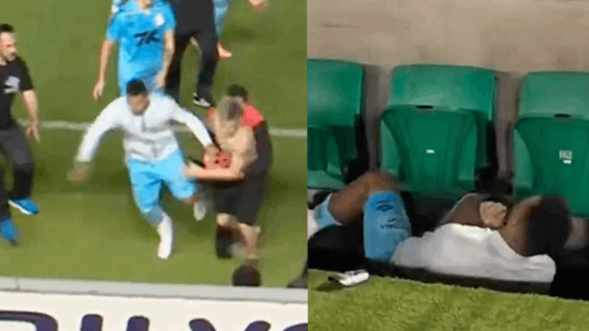 Aficionado invade cancha por Neymar y lesiona a jugador del Santos de Brasil