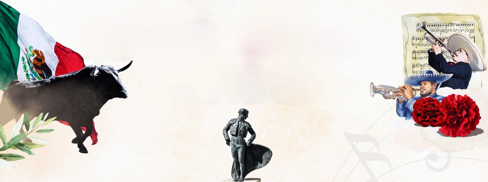 El diestro michoacano Isaac Fonseca y su equipo de trabajo