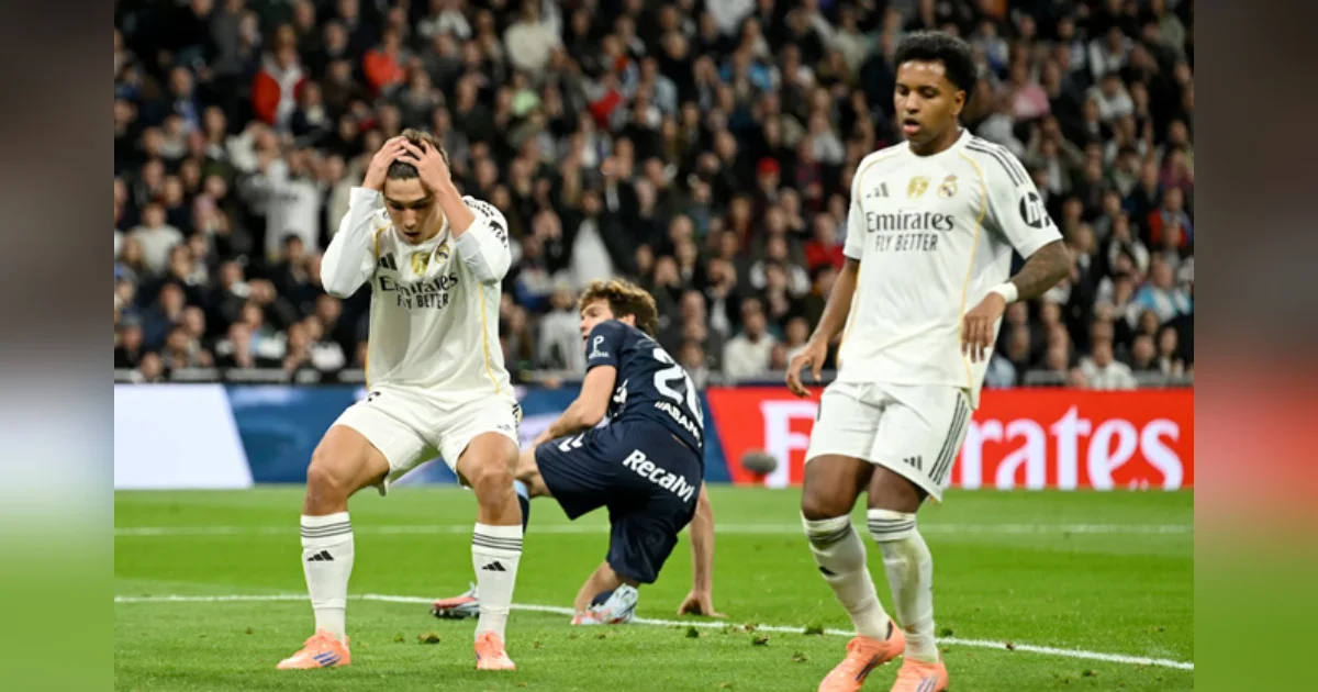Real Madrid cae en casa ante el Celta de Vigo y se aleja del líder Barcelona
