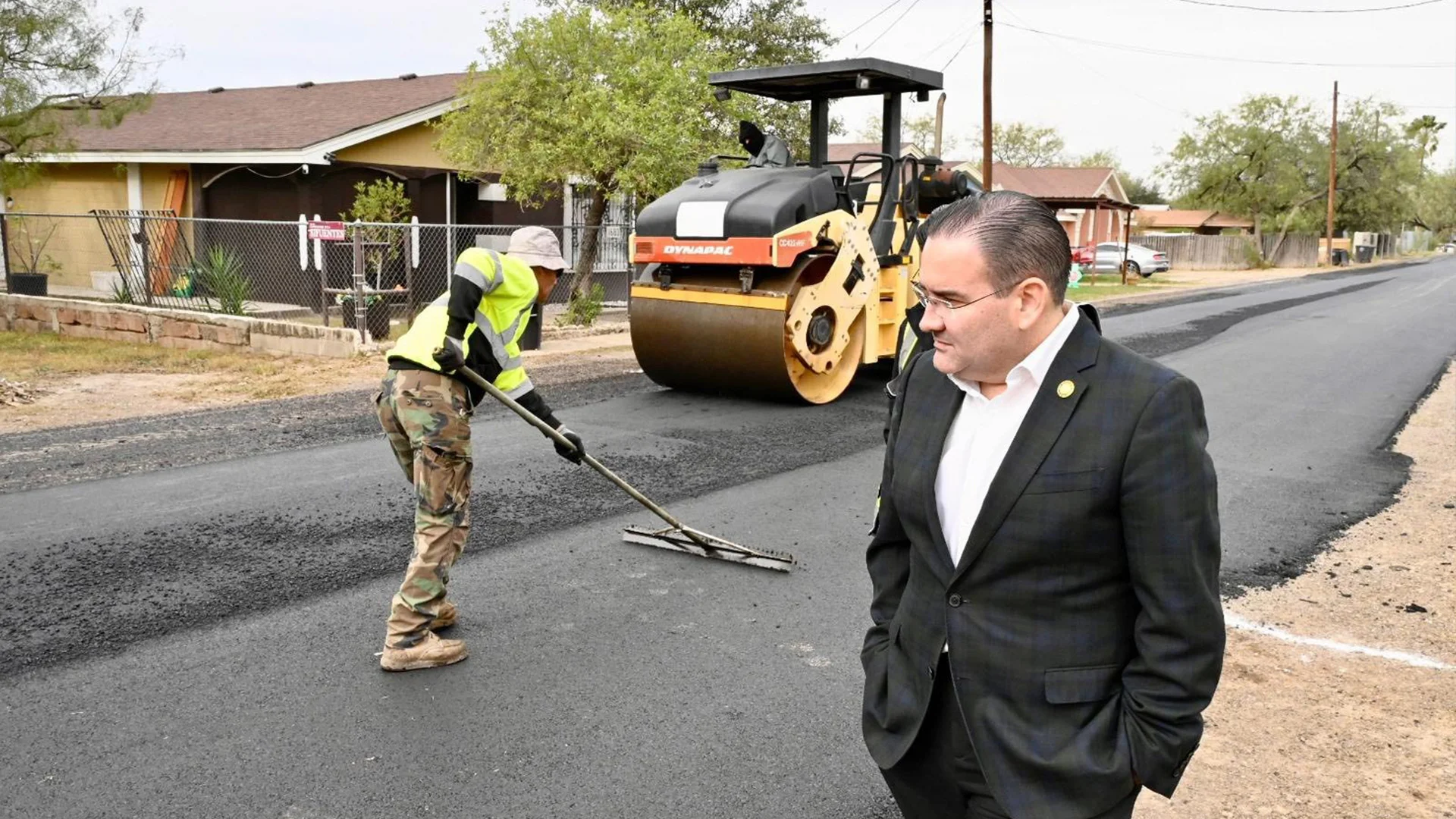 Juez Ramsey Englsh Cantú supervisa avances en obras del Precinto 4