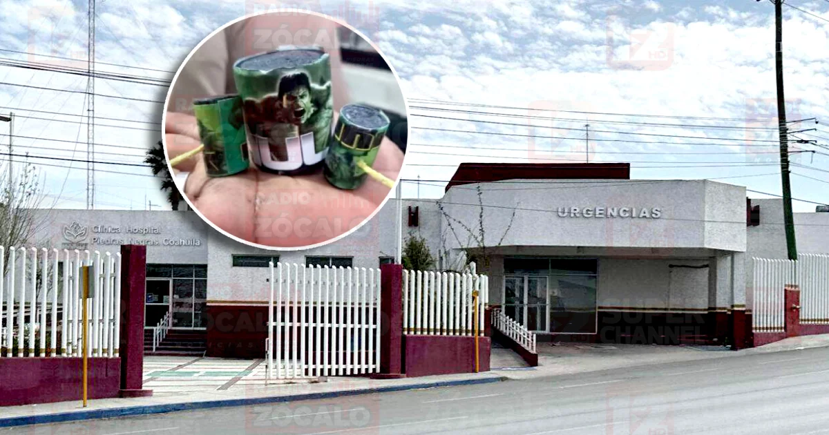 Primer accidente con pirotecnia, adolescente de 17 años sufre graves lesiones en la mano tras manipular un cuete.