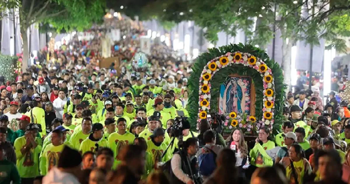 Suman 9 millones de peregrinos que visitaron la Basílica de Guadalupe