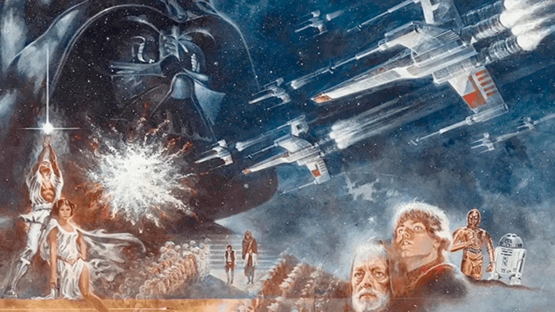 Subastan pintura original de ‘Star Wars’ por 3.97 mdd