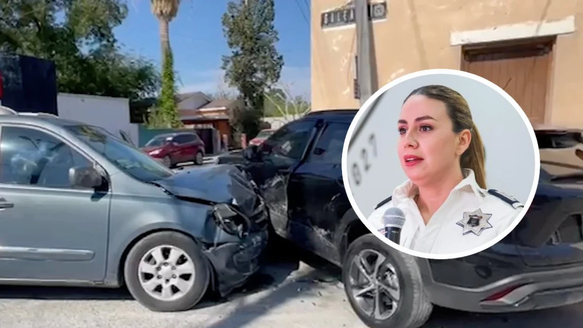 Registra Tránsito y Vialidad 287 choques en este año, informó la directora de la corporación, Zaira Michelle Ibarra