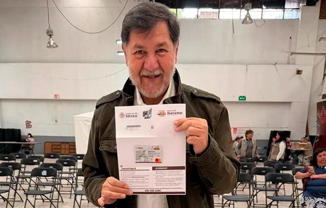 Presume Noroña que recibió pensión del Bienestar