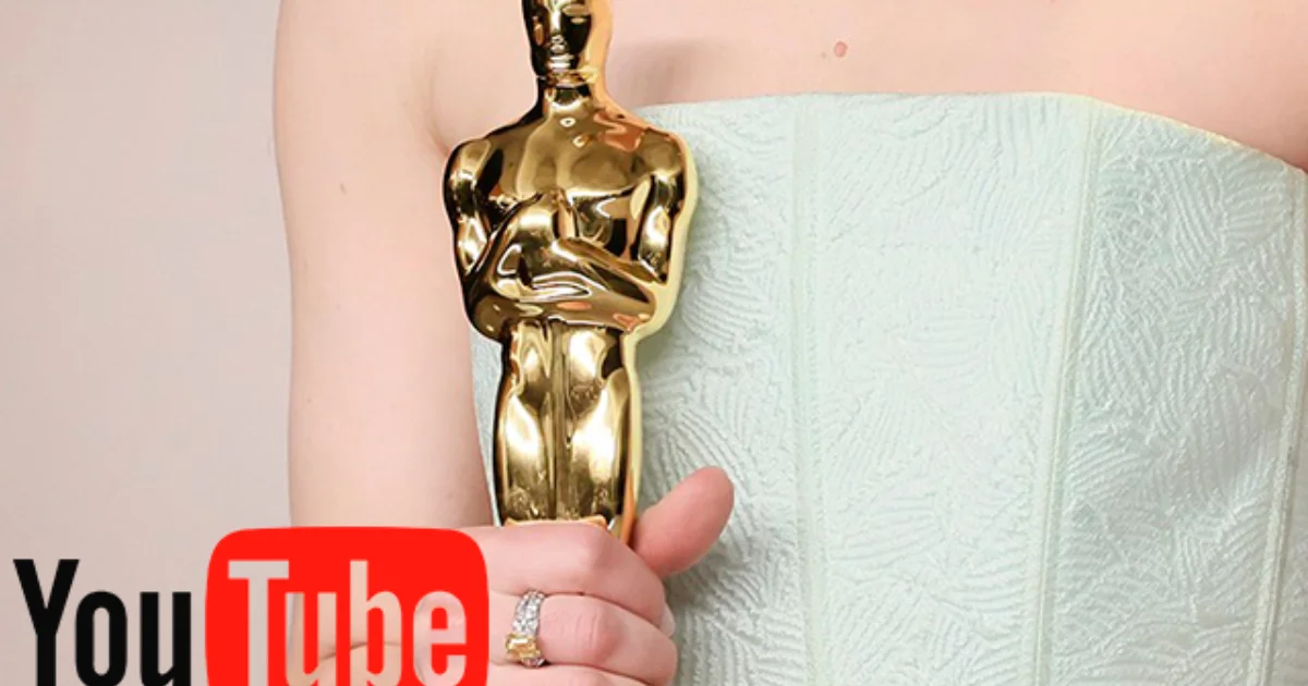 Los Premios Oscar se transmitirán gratis por YouTube en todo el mundo a partir de 2029