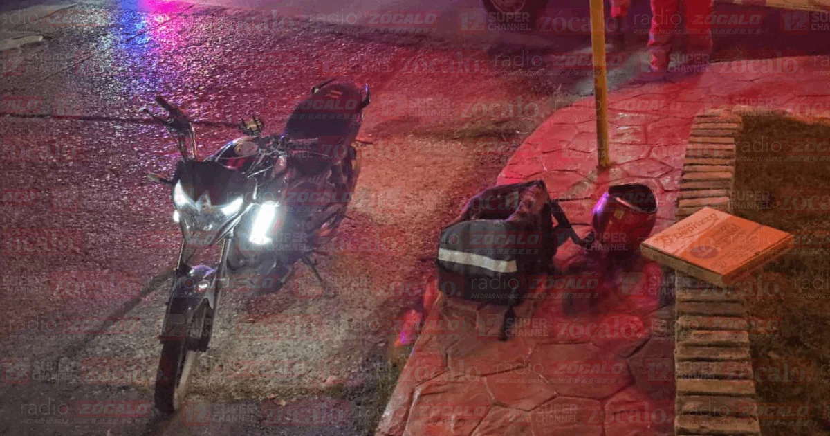 Motociclista resulta lesionado tras accidente vial en la avenida Industrial