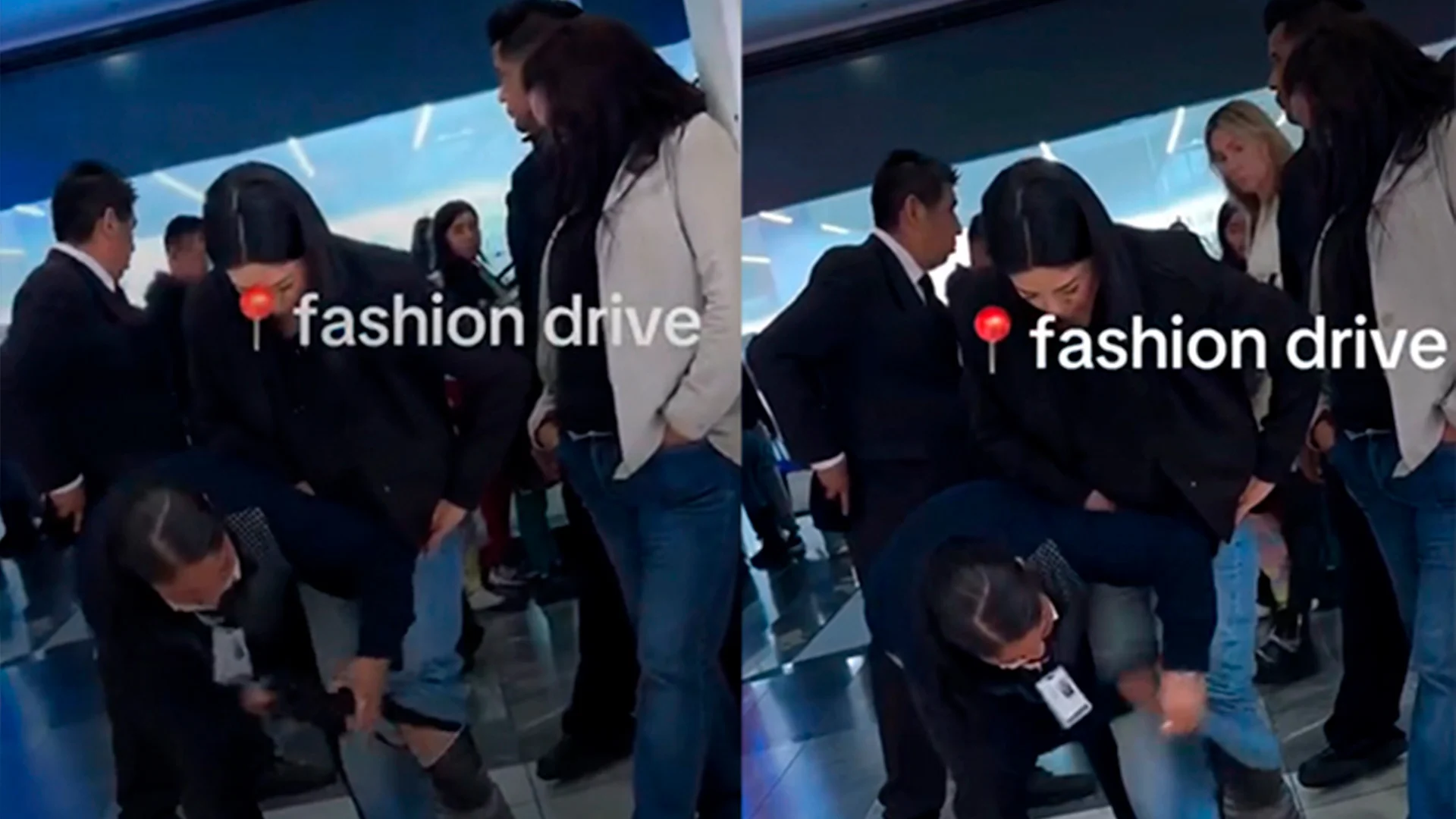 Detienen a dos presuntas farderas por robo en centro comercial de San Pedro