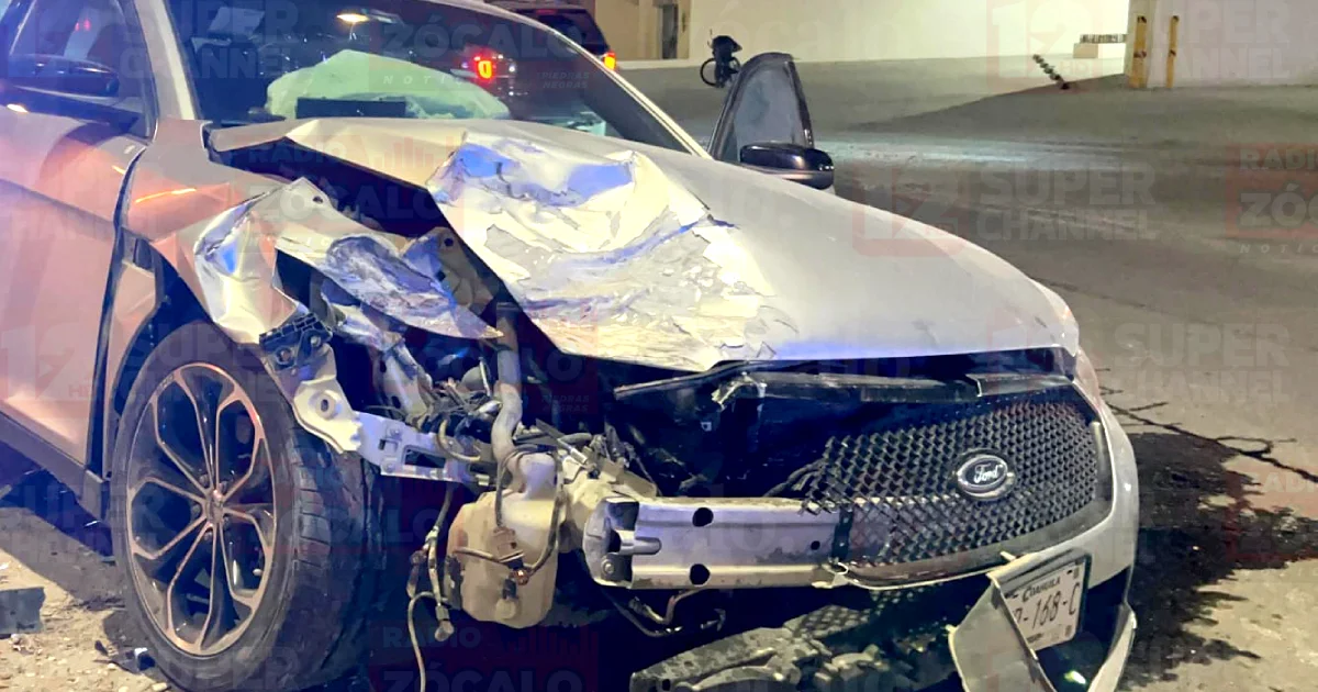 No se reportaron lesionados en choque sobre el libramiento López Portillo a la altura de la colonia San Joaquin.