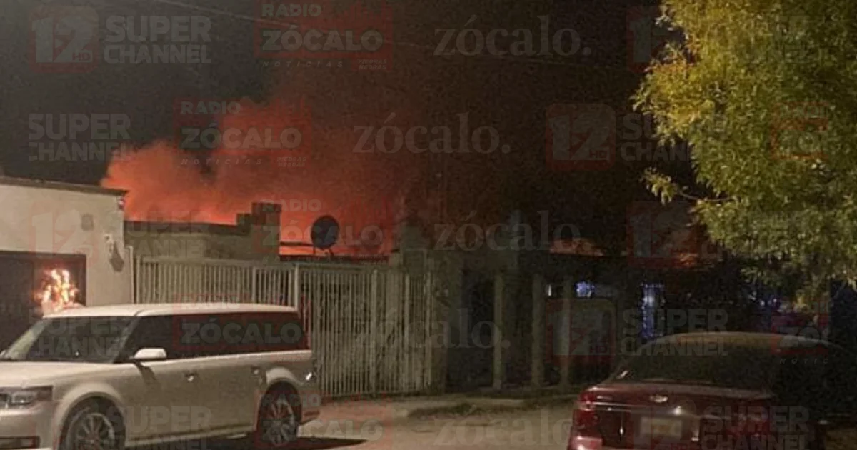 La intervención conjunta logró evitar que el incendio se propagara a viviendas aledañas