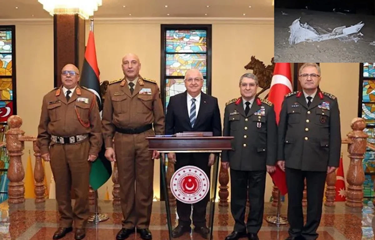 Un jet en el que viajaba el jefe militar libio, Muhammad Ali Ahmad al-Haddad, se estrelló este martes en Turquía