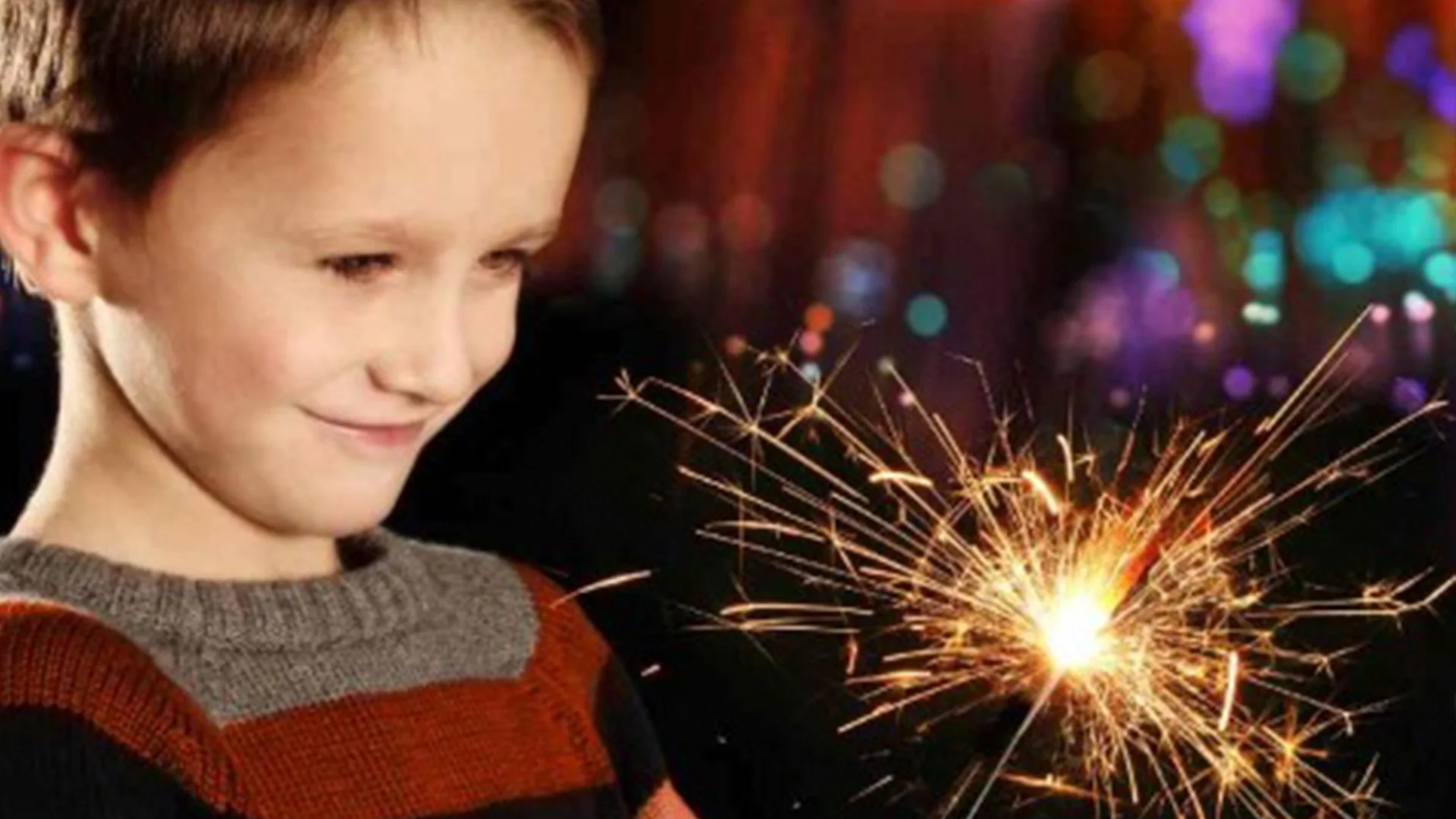 Durante la celebración de Año Nuevo se recomienda no dejar que los menores usen pirotecnia sin supervisión.