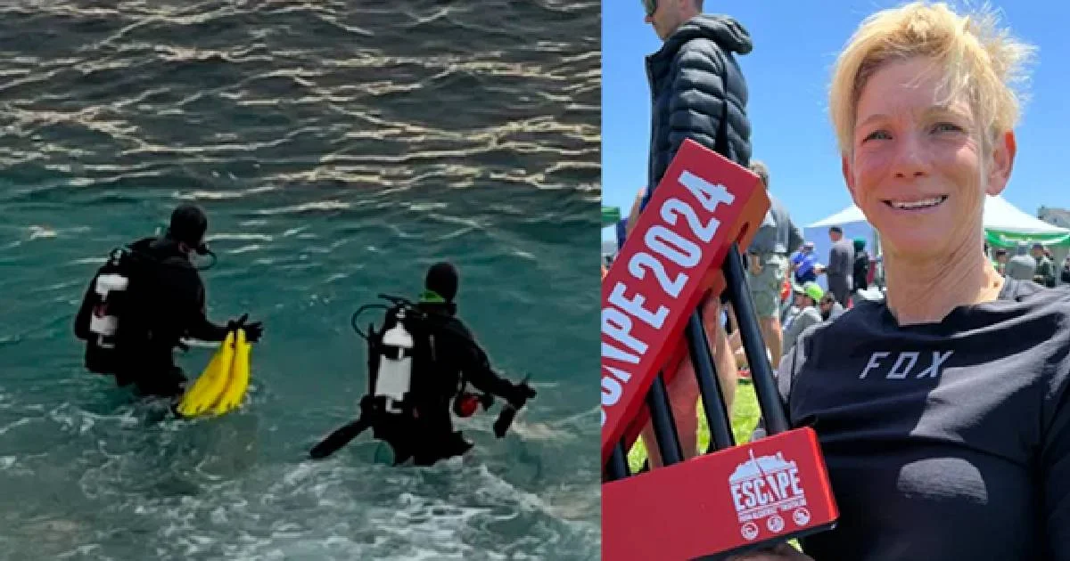 Los restos de Erica Fox, una triatleta de 55 años y cofundadora del club de natación Kelp Krawlers, fueron recuperados