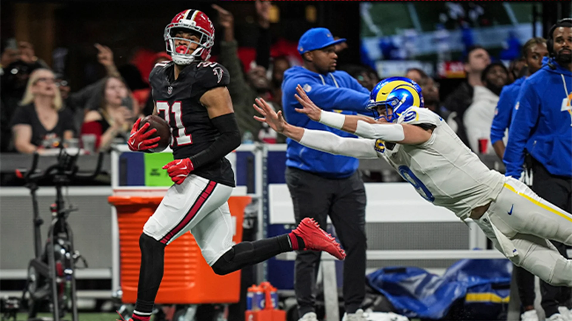 Reacciona Rams, pero halcones los silencia; se quedan con el último Monday Night Football