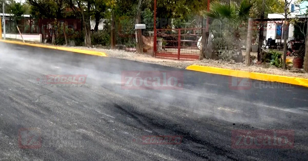 Avanza pavimentación en calle Eulalio Gutiérrez, concluye en calle sin nombre